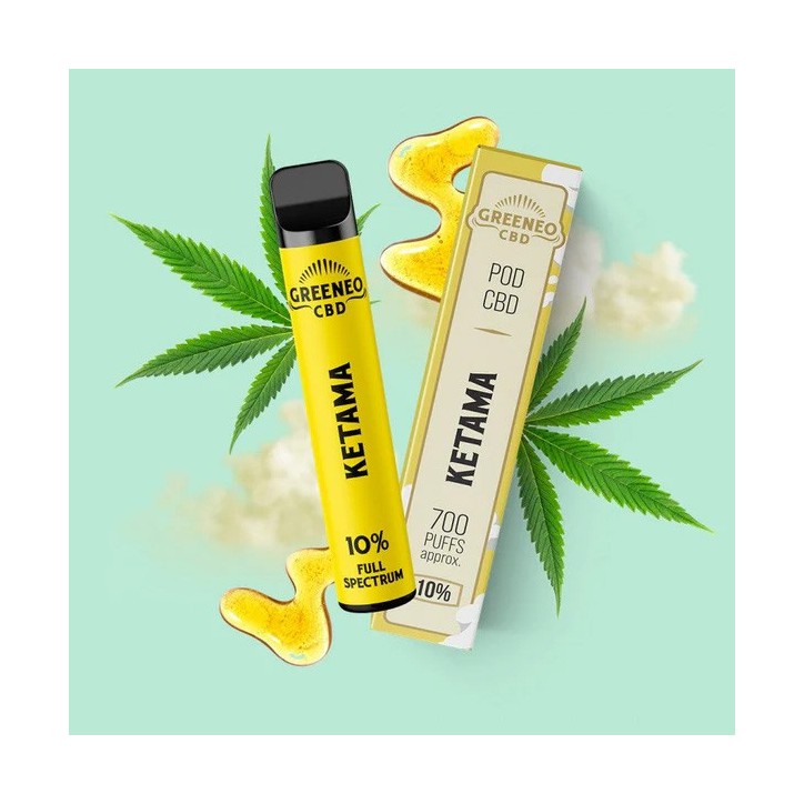 Puff Ketama CBD 10% 700 puffs - Greeneo