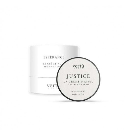 Justice la crème mains CBD 1000mg 60ml Vertu