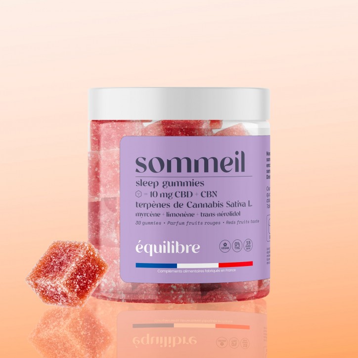 Gummies Sommeil CBD + CBN 10mg + terpènes - Equilibre