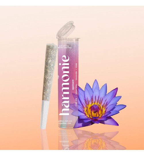 Pre roll Harmonie CBD 8% + Lotus Bleu Equilibre