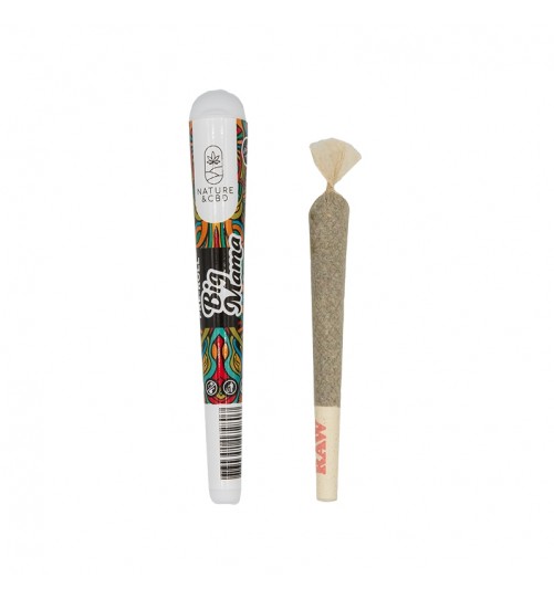 Pre roll CBD Big Mama fleurs + résine 1g Nature & CBD