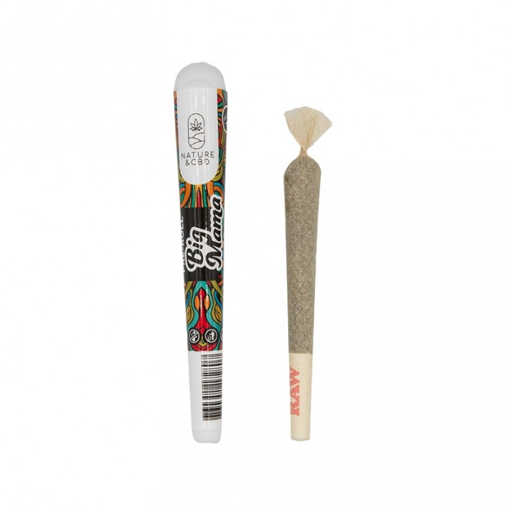 Pre roll CBD Big Mama fleurs + résine 1g - Nature & CBD