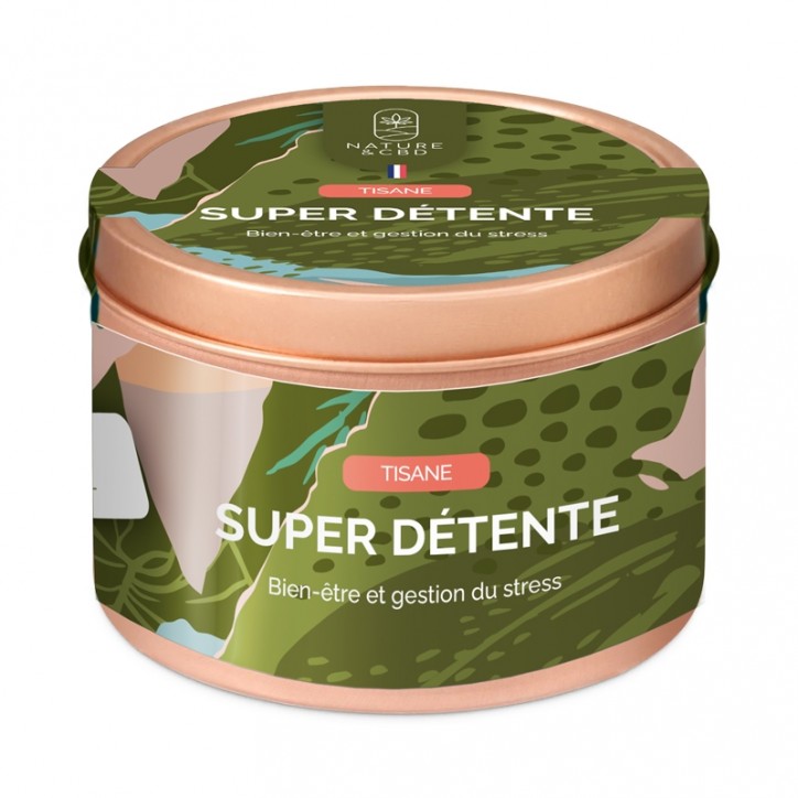 Tisane Super détente CBD stress et bien-être - Nature & CBD