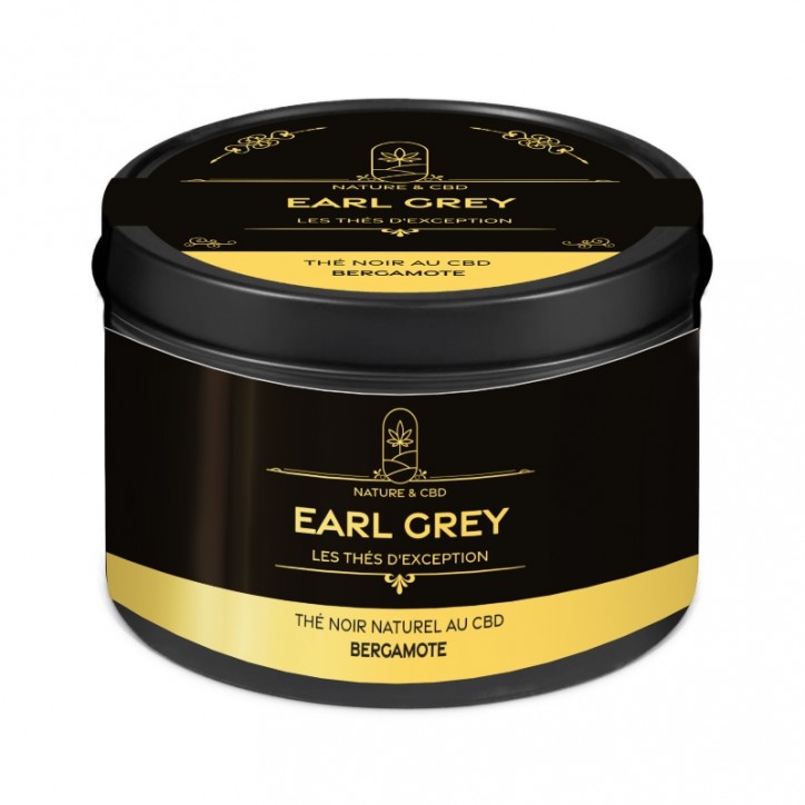 Thé noir CBD Earl Grey Bergamote - Nature & CBD