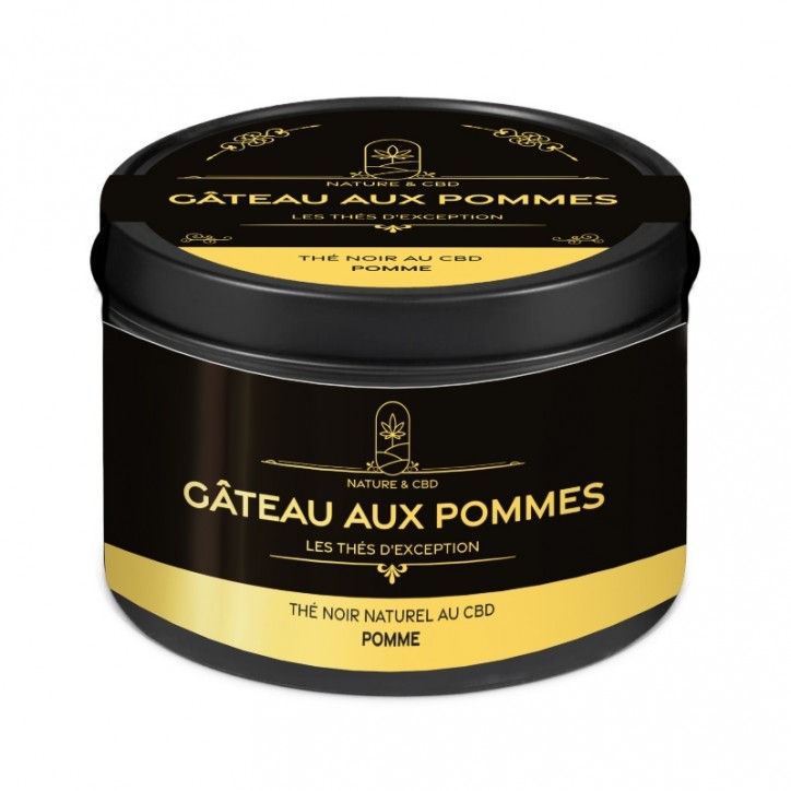 Thé noir CBD Le Gâteau aux Pommes - Nature & CBD