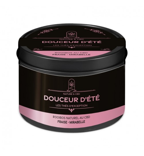 Rooibos CBD Douceur d'Été Fraise Mirabelle Nature & CBD