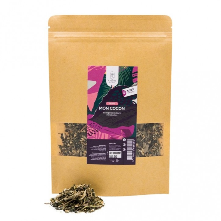 Tisane Mon cocon CBD douleurs menstruelles - Nature & CBD