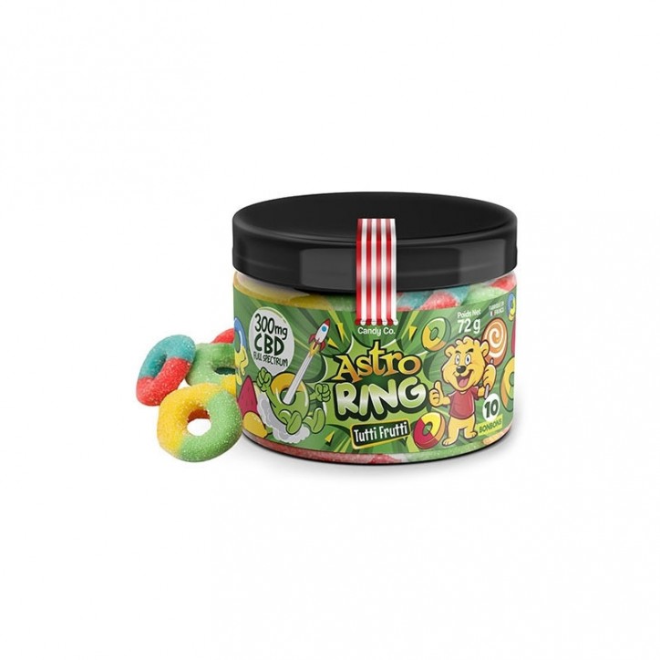 Bonbons CBD Astro Ring Tutti Frutti - Candy Co