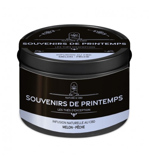 Infusion CBD Souvenirs de Printemps Melon Pêche Nature & CBD