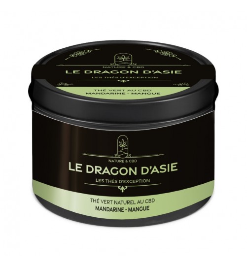 Thé vert CBD Dragon d'Asie Mandarine Mangue Nature & CBD