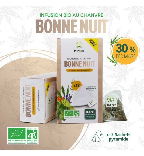 Infusion Bonne Nuit 12pcs Pop CBD