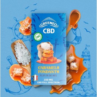 Caramels fondants fleur de sel CBD 375mg Greeneo