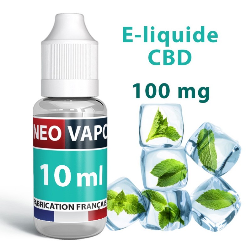 E-liquide CBD Menthe Glaciale 100mg