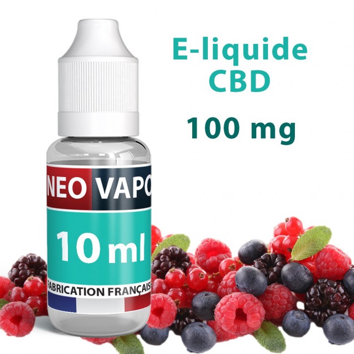 E-liquide CBD Fruits Rouges 100mg - Neovapo