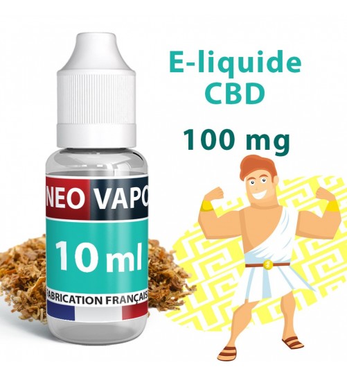 E-liquide CBD Tabac Hercule 100mg