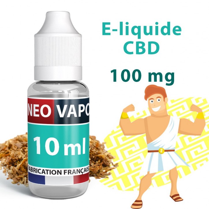 E-liquide CBD Tabac Hercule 100mg - Neovapo