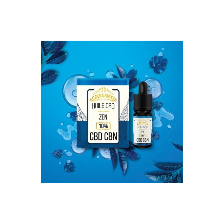 Huile CBD Zen 10ml 1000mg - Greeneo