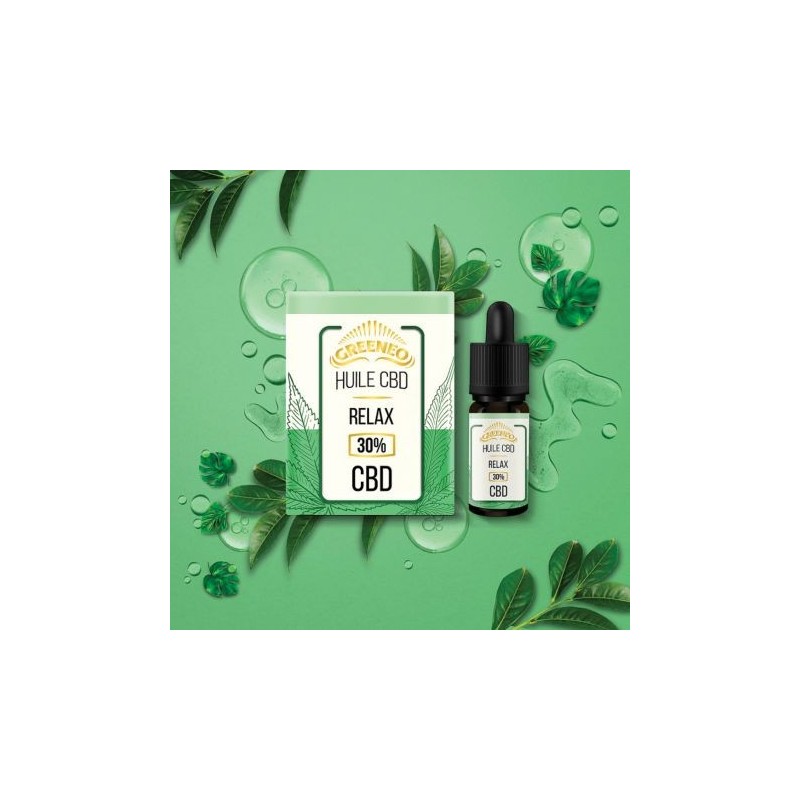 Huile CBD Relax 10ml 1000mg Greeneo