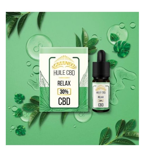 Huile CBD Relax 10ml 1000mg Greeneo