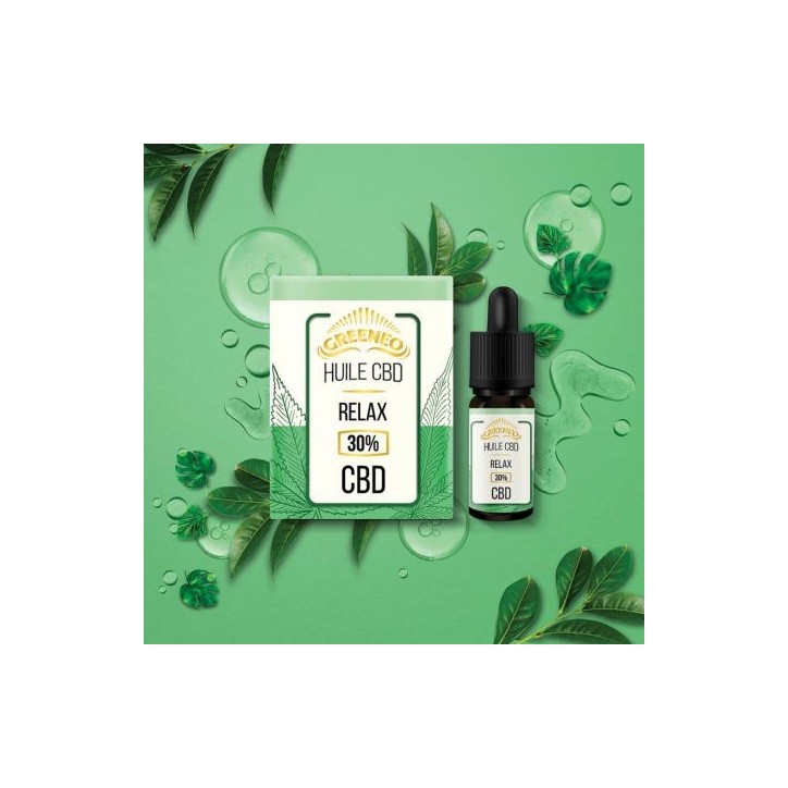 Huile CBD Relax 10ml 1000mg - Greeneo