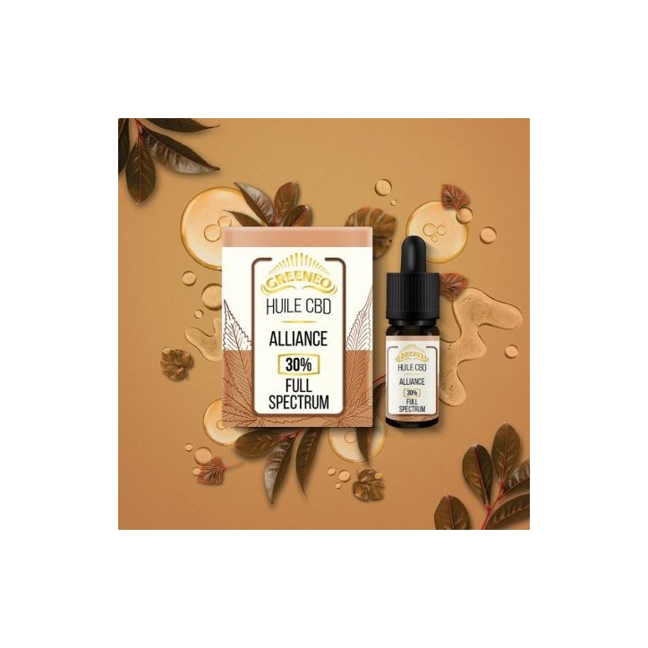 Huile CBD Alliance 10ml 1000mg - Greeneo