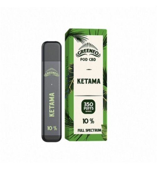 Pod Ketama 10% CBD 350 Puffs Greeneo