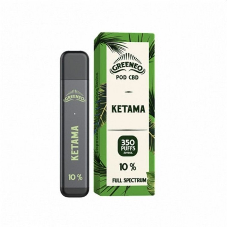 Pod Ketama 10% CBD 350 Puffs - Greeneo