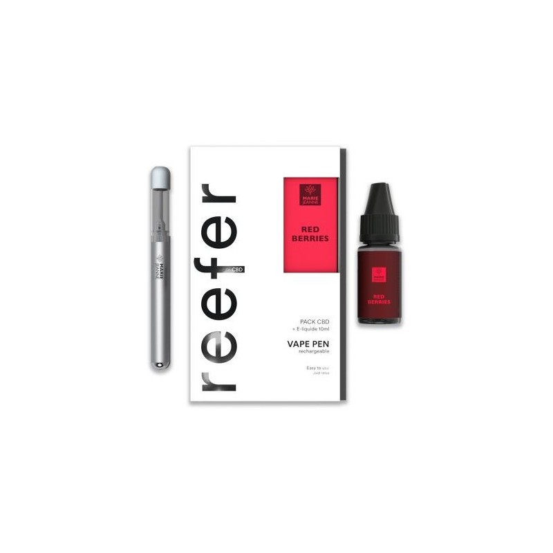 Pack Vape Pen Reefer Red Berries 300mg Marie Jeanne