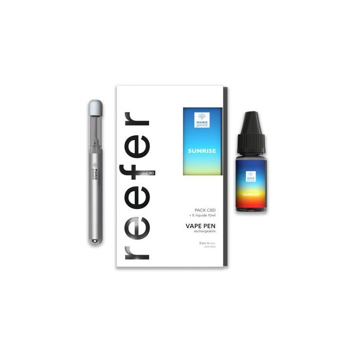 Pack Vape Pen Reefer Sunrise 600mg - Marie Jeanne