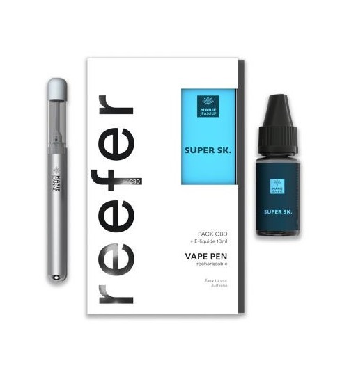 Pack Vape Pen Reefer Super Skunk 600mg Marie Jeanne