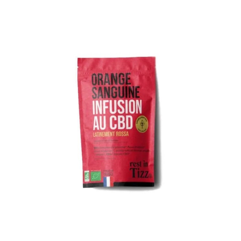 Infusion Bio au CBD Orange Sanguine by Tizz Stilla