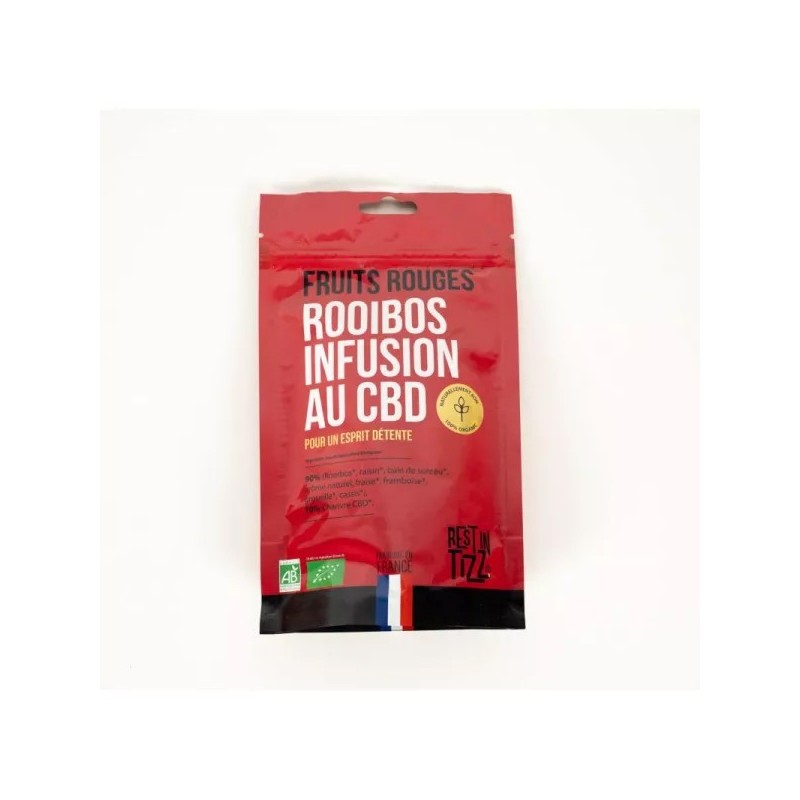 Infusion Rooibos CBD Fruits Rouges 50g Tizz Stilla