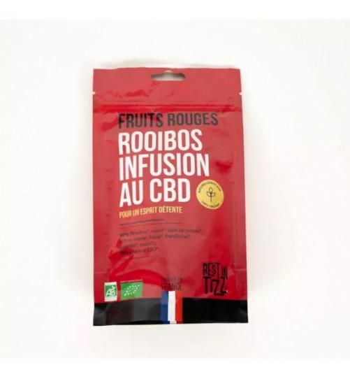 Infusion Rooibos CBD Fruits Rouges 50g Tizz Stilla