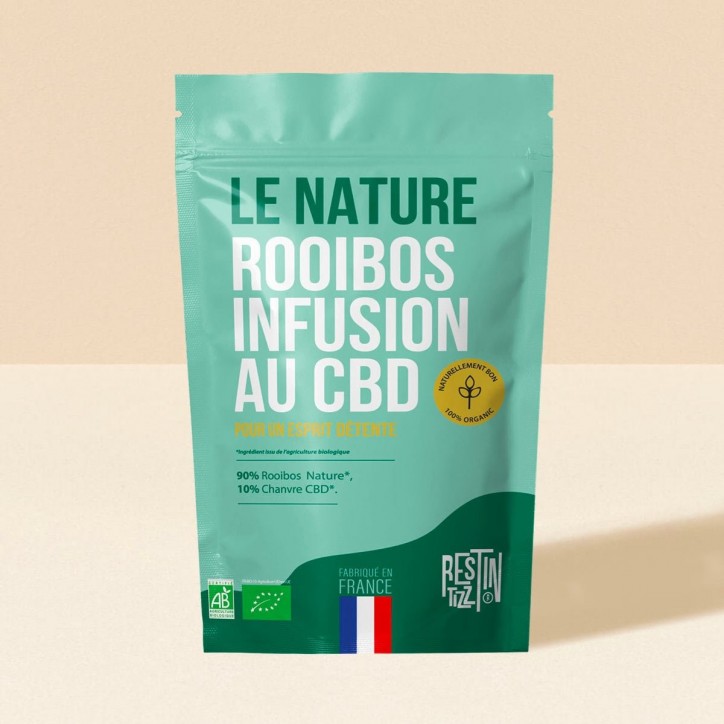 Infusion Rooibos Bio au CBD Le Nature 50g - Tizz Stilla