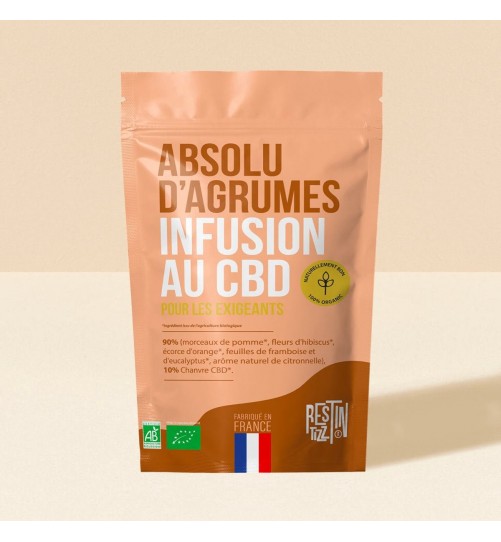 Infusion Bio au CBD Absolu d'agrumes 50g Tizz Stilla