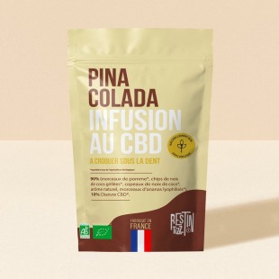 Infusion Bio au CBD Pina Colada 50g Tizz Stilla