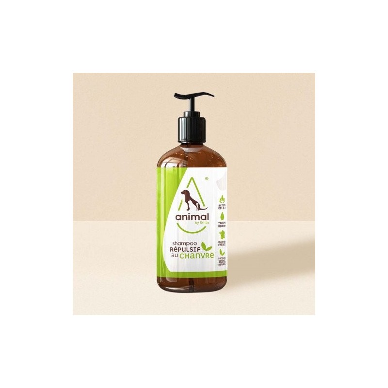 Shampoo répulsif au chanvre CBD 300ml Animal by Stilla