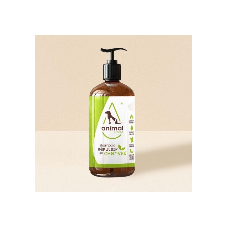 Shampoo répulsif au chanvre CBD 300ml - Animal by Stilla