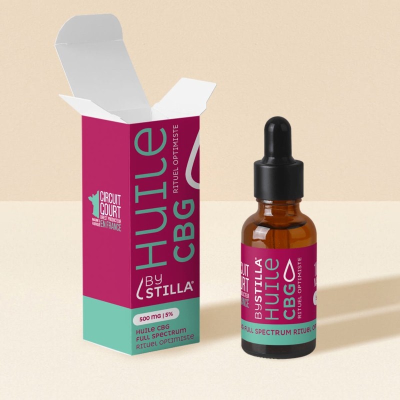 Huile de CBD Rituel optimiste Fraise des bois 10ml Stilla