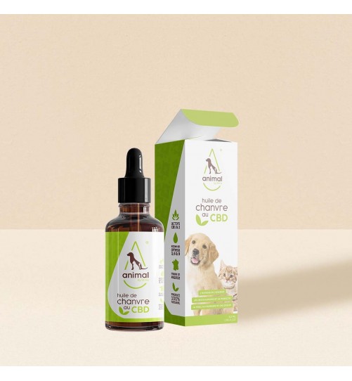 Huile de chanvre au CBD 1000mg 50ml Animal by Stilla