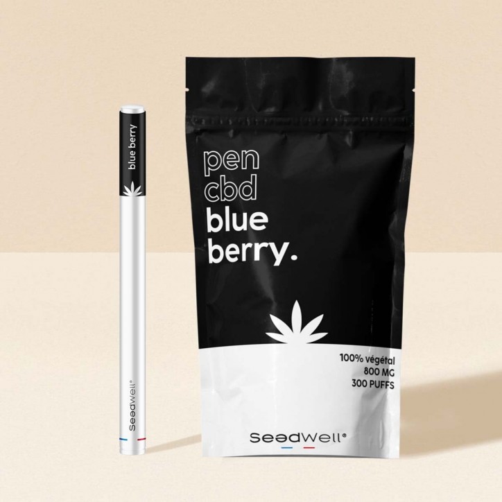 Pen CBD Blueberry 300 puffs - Seedwell