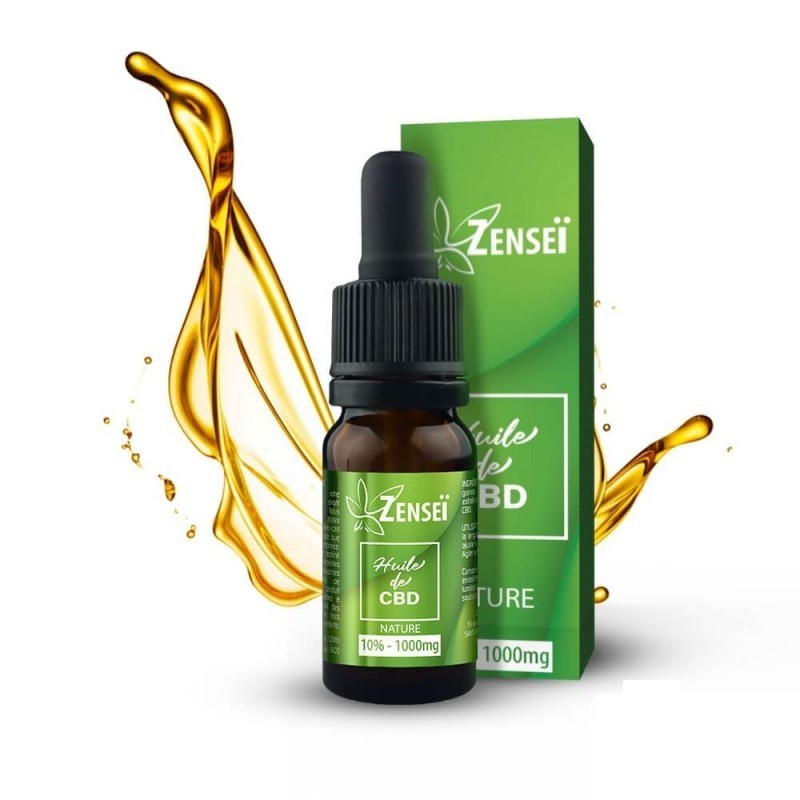 Huile de CBD Nature 1000mg 10ml Zensei