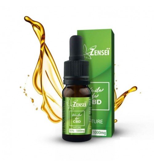 Huile de CBD Nature 1000mg 10ml Zensei