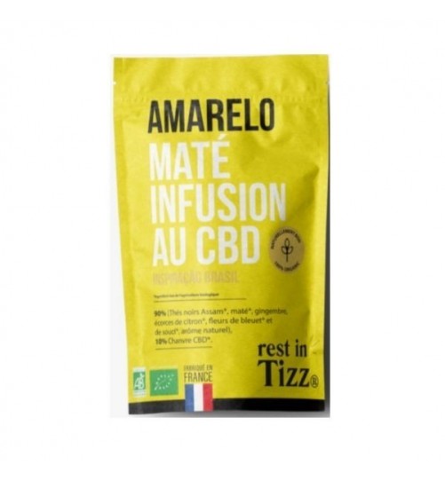 Maté AMARELO CBD infusion 50g Tizz Stilla