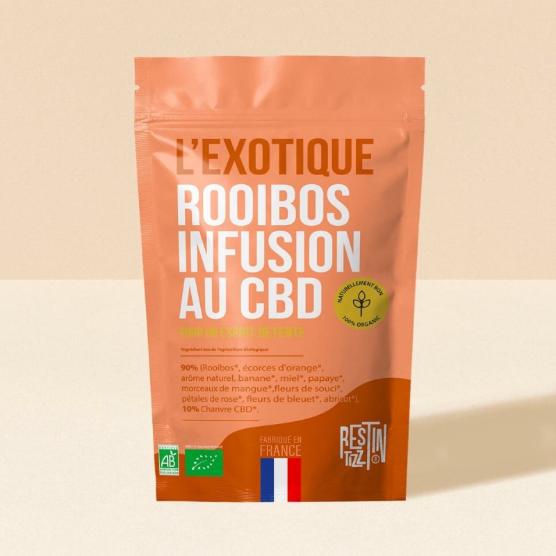 Rooibos Bio au CBD L'exotique 50g Tizz Stilla