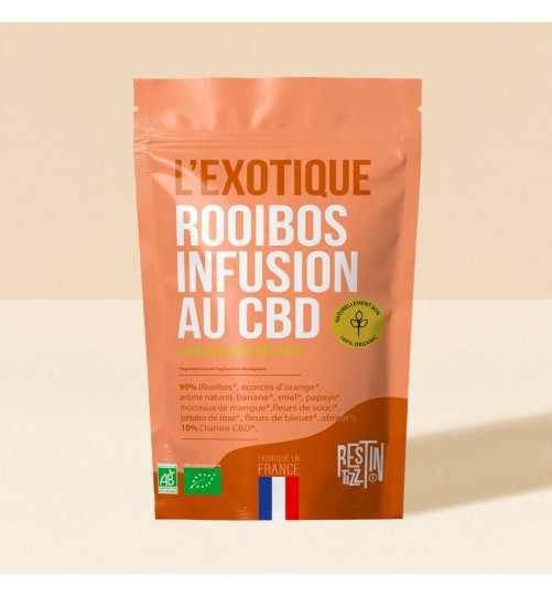 Rooibos Bio au CBD L'exotique 50g Tizz Stilla