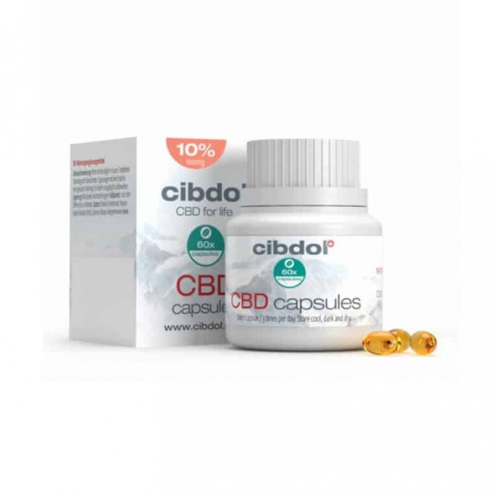 Capsules de CBD 1000mg - Cibdol