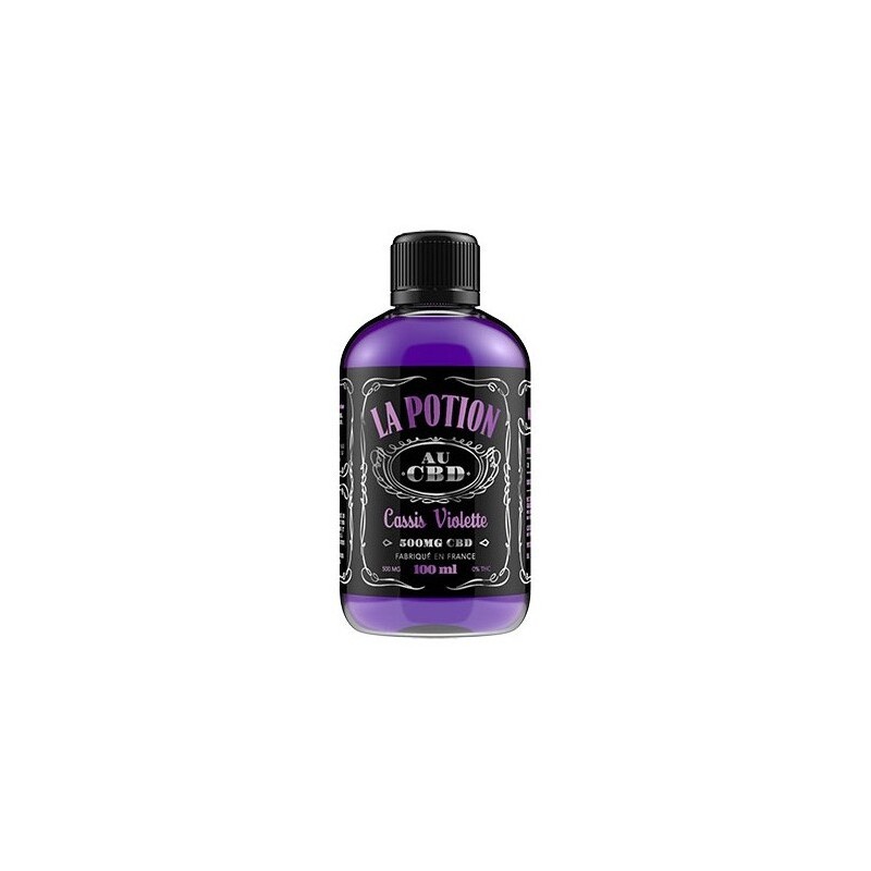 Sirop Cassis Violette 100ml 500mg CBD La Potion