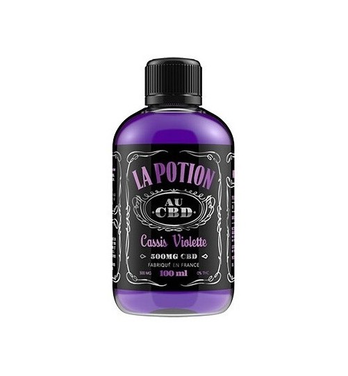 Sirop Cassis Violette 100ml 500mg CBD La Potion