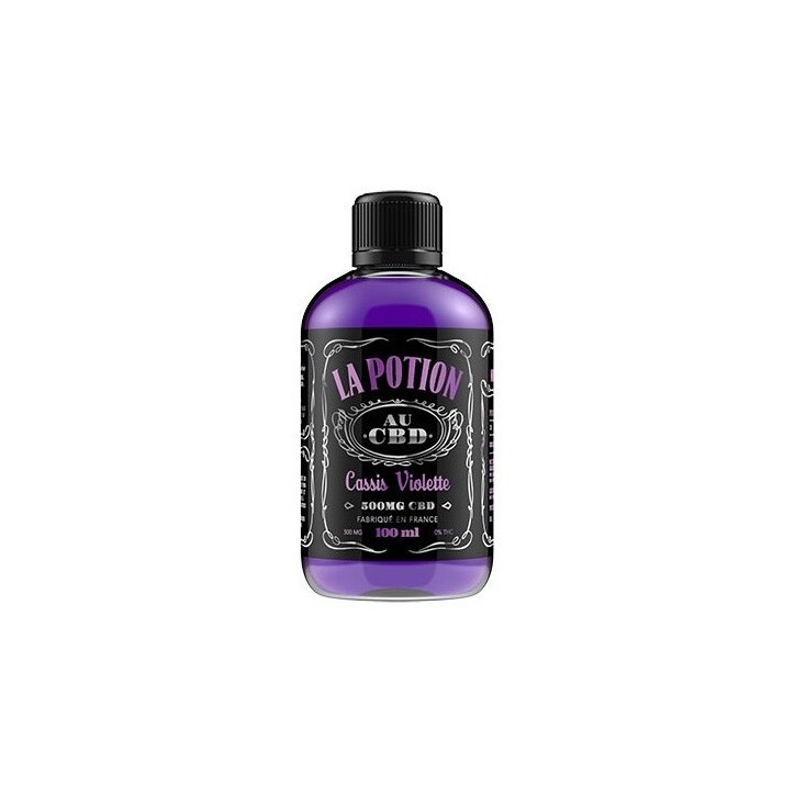 Sirop Cassis Violette 100ml 400mg CBD - La Potion